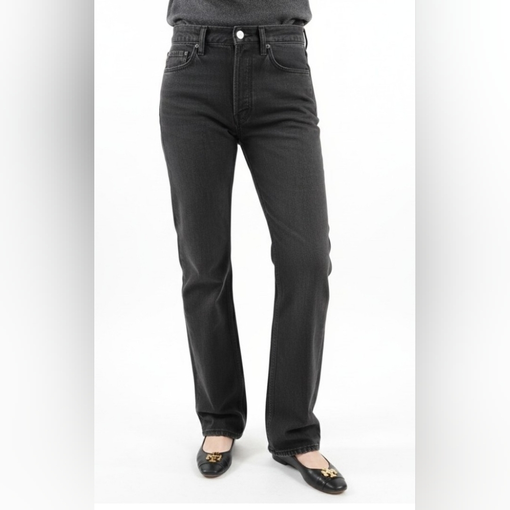 Ambush Women Black Straight Leg Jeans